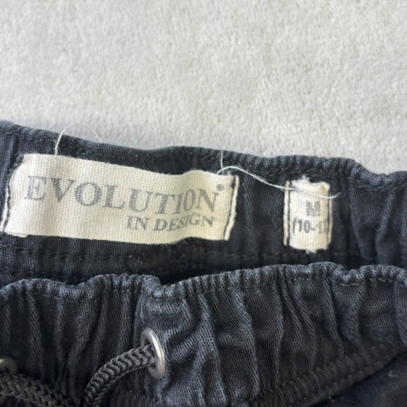 Women 's EVOLUTION Modern Cargo black Jogger Pants Size Medium 10-12 - Picture 8 of 15